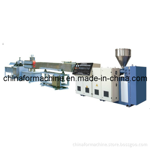 Single Screw Plastic and Rubber Pipe Extrusion Line